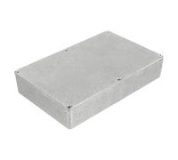 Caja de Aluminio Plata, para Pedal de Efectos de Guitarra | Carcasa 1590dd, Montaje Fácil y Modular, 4 Tornillos Incluidos, para Pcb y Bricolaje de Taller
