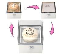 Caja de anillo de compromiso reversible, caja de regalo sorpresa | Romántico soporte para anillos de torsión | Soporte para anillos de propuesta con tapa abierta | Romántico joyero para bodas