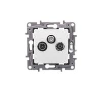 Caja de antena NILOE RTV SAT terminal 10 dB blanco 764565