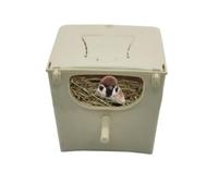 Caja de apareamiento de Loros - de aleación contra la rominación | Monte Externo Interno Propiedad de la Intemperie Casa de cría de Madera ventilada | Asegurar Cuna aviaria Segura para el periqui