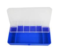 Caja de aparejos de pesca, anzuelos, caja de almacenamiento, organizador de clasificación de doble cubierta, 11 ranuras, herramienta de doble capa, accesorios de almacenamiento para accesorios de