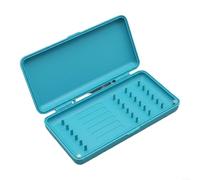 Caja de aparejos de pesca de carpa de plástico de doble cara con imanes, estuche portátil para aparejos de pesca al aire libre, 1 paquete