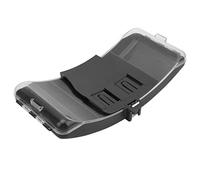 Caja de Aparejos de Pesca de Cintura, Estuche Organizador de Almacenamiento de Gancho de Señuelo de Cebo con Diseño Plegable para Pesca en el Mar, Río, Lago (Black)