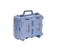 Caja de aparejos de pesca de doble capa, cebos de pesca, señuelos, bandeja de gancho, contenedor multicompartimento, divisor extraíble, organizadores de aparejos para barcos y orillas