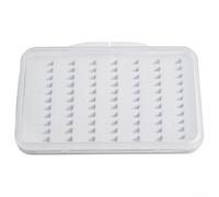 Caja de aparejos de pesca impermeable y transparente para un fácil almacenamiento de anzuelos de pesca para pescadores (S)