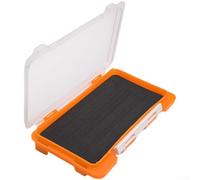 Caja de aparejos de pesca PP diseñada para señuelos anzuelos y cebo con separadores desmontables y cierres traseros para una fácil reconfiguración en campo (K)