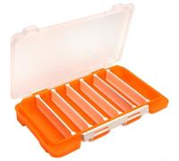 Caja de aparejos de pesca PP diseñada para señuelos anzuelos y cebo con separadores desmontables y cierres traseros para una fácil reconfiguración en campo (F)