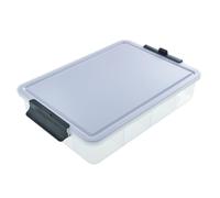 Caja de aperitivos Farberware Build-a-Board con tapa de pl stico con cierre para tabla de cortar, almacenamiento port til para charcuter a con 7