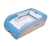 Caja de arena autolimpiante automática, bandeja de arena inteligente para gatos con control de aplicación, 10 días de espera, desodorización y botón pulsador de sensor