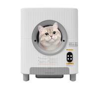 Caja de arena automática inteligente automática para gatos eléctrica grande y autolimpiable, caja de basura automática para gatos