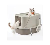 Caja de arena cerrada para gatos con filtro y pala