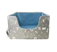 Caja de Arena de Viaje for Gatos, Caja de Arena Plegable portátil de Lados Altos con Cuenco Redondo, Entrada Baja Impermeable