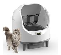 Caja de arena para gatos autolimpiante, tamaño XXL, autolimpiable, control de aplicación, sensor de seguridad, gran capacidad, antipinchazos, para varios gatos