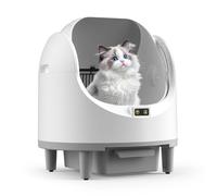 Caja de arena para gatos autolimpiante, tamaño XXL, autolimpiable, control de aplicación, sensor de seguridad, gran capacidad, antipinchazos, para varios gatos