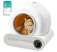 Caja De Arena Para Gatos AutomáTica Extra Grande, Con Desodorante Y Tapete Arena, Control AplicacióN, Inodoro Autolimpiante Inteligente