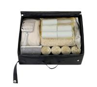 Caja de arena para gatos de viaje, recipiente a prueba de fugas con tapa, recipiente plegable para gatos, accesorios para interiores y exteriores, camping, coche, apartamento y avión