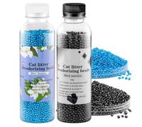 Caja de arena para gatos, desodorante con cuentas | Caja de arena para gatos con cristales desodorantes | Elimina el olor del gato, neutraliza el olor, 8.5 onzas (2 piezas)