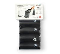 Caja de arena para gatos Rotho de plástico negro