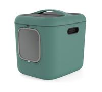 Caja de arena para gatos Rotho Green Plastic