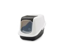 Caja de arena para gatos Savic Nestor Blanco Negro Plástico