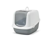 Caja de arena para gatos Savic Nestor Jumbo Blanco Beige Plástico