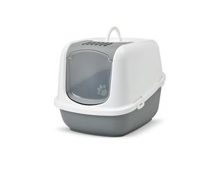 Caja de arena para gatos Savic Nestor Jumbo Blanco Beige Plástico