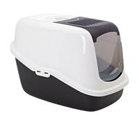 Caja De Arena SAVIC Nestor Negra/Blanca 56x39x38,5 Cm Para Gato Con Filtro