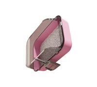 Caja de arena semicerrada de lados altos, protección contra salpicaduras, control de olores grueso, fácil de limpiar, baño grande para mascotas, gatos, baño