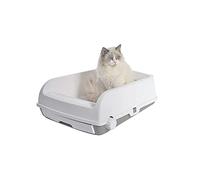 Caja de arena Simple Lazy Cat Litter Box semicerrada y fácil de limpiar para gatos grandes salpicaduras y desodorante para gatos de menos de 20 kg