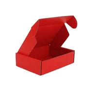 Caja de avión empaquetada for entrega urgente, cartón for ropa, embalaje papel corrugado, cajas cuadradas Extra duras, 10 Uds para San Valentín(Color11,15x15x5cm 10pcs)