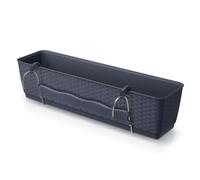 Caja de balcón con caja de flores colgante Maceta con ganchos