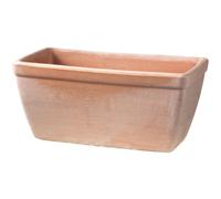 Caja De Balcón Para Plantas Antiguo Liso 40 X 18 X 17 CM Con Agujero
