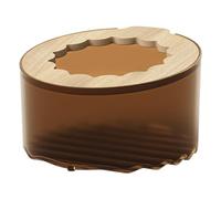 Caja de baño de para Animales pequeños, baño de para hámsters, contenedor para baños de, Producto de higiene de Animales pequeños, Herramienta de Limpieza de jaulas, decoración