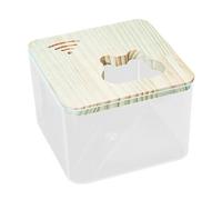 Caja de baño de para hámster, caja de excavación para hámster - Bañera Gerbille - Baño de de criatura de acrílico y recipiente de de cavar para hámsters ratón