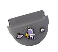 Caja de baño de silicona con retenedor invisible, caja de almacenamiento de ortodoncia | Caja de almacenamiento portátil para dentaduras postizas para alineadores invisibles, auriculares, dinero