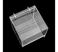 Caja de baño para loros, baño para pájaros pequeños, bañera para mascotas pequeñas, suministros de jaula de canario, accesorios fáciles de arreglar, juguetes de loros para pájaros grandes, jaula de
