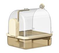 Caja de baño para pájaros y mascotas, fácil de limpiar, con circulación de agua continua, fuente automática con bañera MultiTap para mascotas