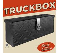 Caja de Barra de Tiro Negro Caja de Herramientas Camión Aluminio D015 trucky