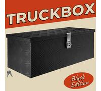 Caja de Barra de Tiro Negro Caja de Herramientas Camión Aluminio D050 trucky