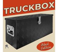 Caja de Barra de Tiro Negro Caja de Herramientas Camión Aluminio D080 trucky