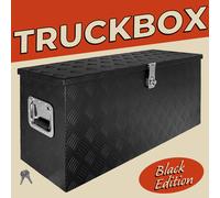 Caja de Barra de Tiro Negro Caja de Herramientas Camión Aluminio D120 trucky
