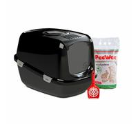 Caja de basura Peewee ecodome negro Starter Kit