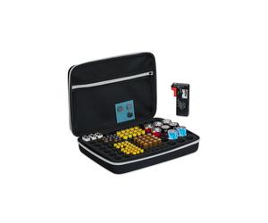 Caja de batería con probador.