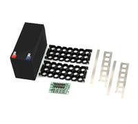 Caja de batería de 12 V y 7 Ah para níquel 18650 3x7 con placa PCB de almacenamiento, organizador de bricolaje