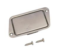 Caja de batería para guitarra eléctrica, soporte de batería de acero inoxidable con textura para múltiples mejoras de modelo, componente de fácil instalación