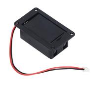 Caja de Batería para Pastilla de Guitarra, Plástico ABS, Cable de Enchufe de 2 Pines, Soporte de Batería de 9V, Piezas de Instrumentos Musicales