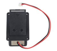 Caja de Batería para Pastilla de Guitarra, Plástico ABS, Contacto de Metal, Cable de Enchufe de 2 Pines, Resorte, Estuche Protector de Batería de 9V para Bajos