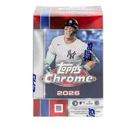 Caja de béisbol cromada Topps 2026, 7 paquetes por caja