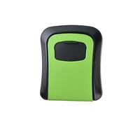 Caja de bloqueo almacenamiento clave contraseña, caja llave instalación pared combinación 4 dígitos a prueba agua segura for el hogar al aire libre para oficina en casa(Groen)