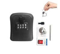 Caja De Bloqueo De Almacenamiento De Llave - Cajas De Bloqueo De Seguridad | Almacenamiento Seguro Para Accesorios Seguros Externos, Duraderos E Resistentes A La Intemperie Para Ocultar Una Contraseña